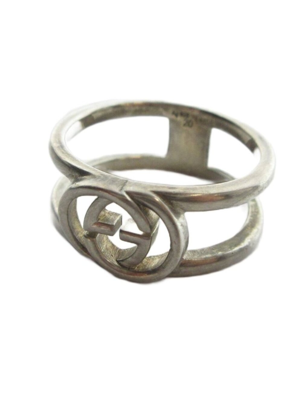 Gucci Ring Logo Silver